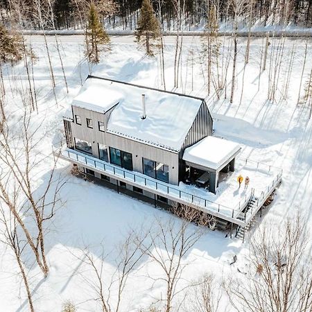 Chalet Flodhaus- Bord Riviere St-Maurice Saint Roch de Mekinac 外观 照片