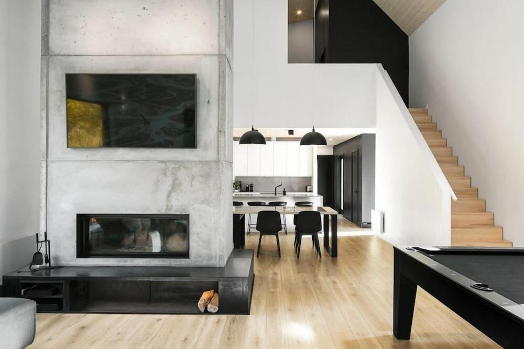 Chalet Flodhaus- Bord Riviere St-Maurice Saint Roch de Mekinac 外观 照片